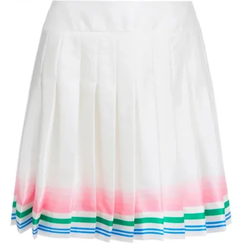 Silk Tennis Skirt - , female, Sizes: S - Casablanca - Modalova