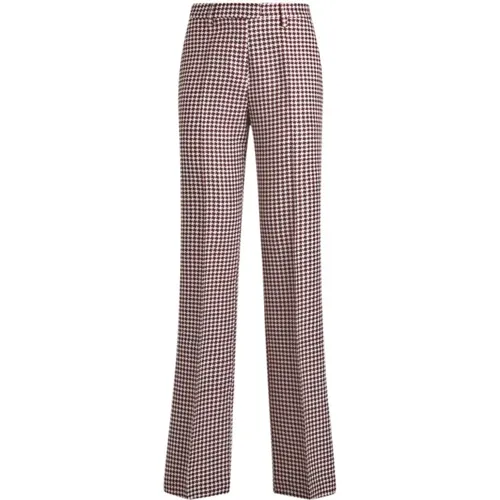 Hahnentritt Slim Fit Hose , Damen, Größe: M - ETRO - Modalova