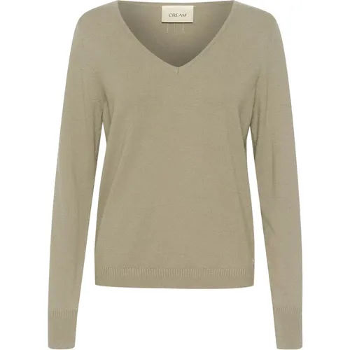 Knit Pullover Overland Trek Sweater , female, Sizes: XS, M - Cream - Modalova