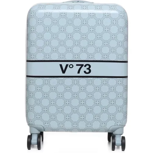 Aqua Semi-Rigid Trolley Suitcase , unisex, Sizes: ONE SIZE - V73 - Modalova