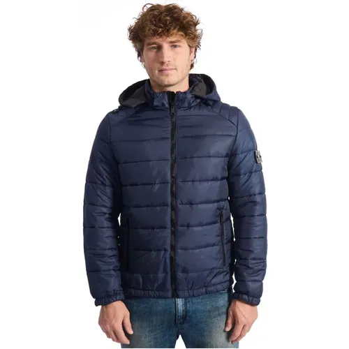 Quilted Zip Jacket with Pockets , male, Sizes: M, L, 3XL, 2XL, XL - Baldinini - Modalova