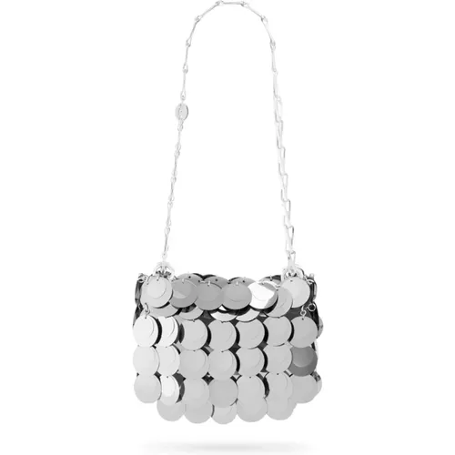 Sparkle Mini Tasche in Silber - Paco Rabanne - Modalova