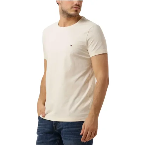 Herren Stretch Slim Fit Tee , Herren, Größe: 2XL - Tommy Hilfiger - Modalova