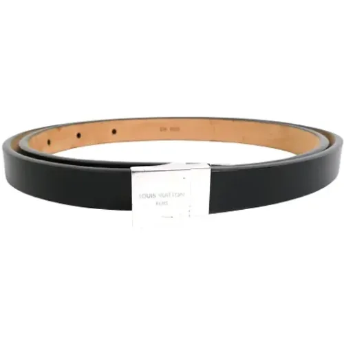 Pre-owned Leather belts , male, Sizes: ONE SIZE - Louis Vuitton Vintage - Modalova