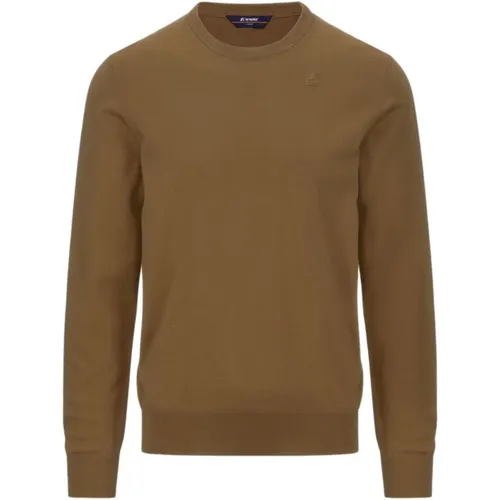 Braun Corda Baumwollpullover , Herren, Größe: 2XL - K-way - Modalova