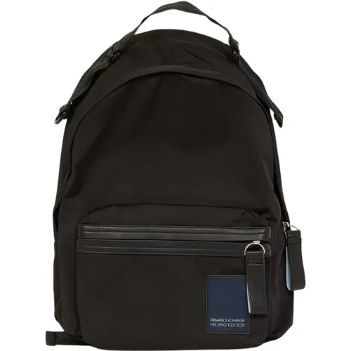 Fabric Backpack , male, Sizes: ONE SIZE - Armani Exchange - Modalova
