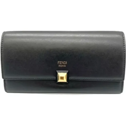 Pre-owned Leather Wallet , female, Sizes: ONE SIZE - Fendi Vintage - Modalova