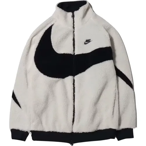 Limitierte Auflage Reversible Boa Jacket Weiß Schwarz , Herren, Größe: XS - Nike - Modalova