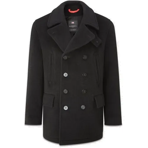 Churchill Peacoat in Stewart-L , male, Sizes: L, XS - Gloverall - Modalova