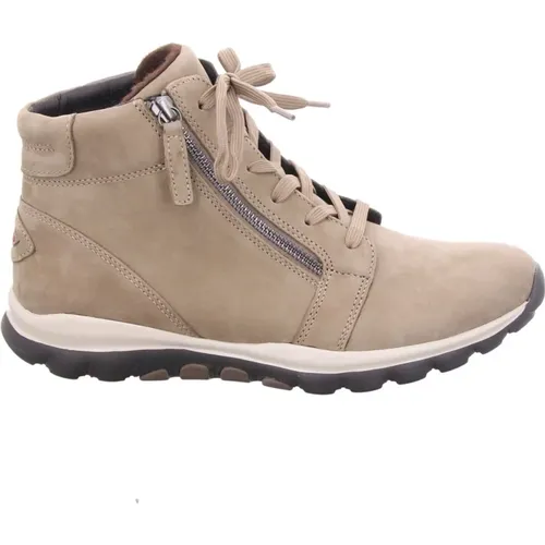 Taupe Stiefelette mit Fleecefutter und Gummisohle , Damen, Größe: 40 EU - Gabor - Modalova