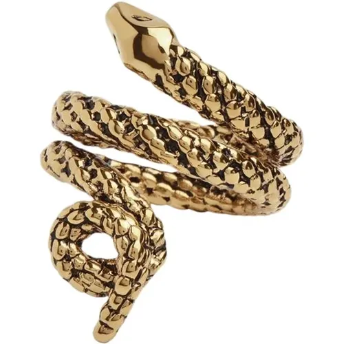 Parisian Style Gold Metal Ring , female, Sizes: 50 MM, 54 MM - Aurélie Bidermann - Modalova