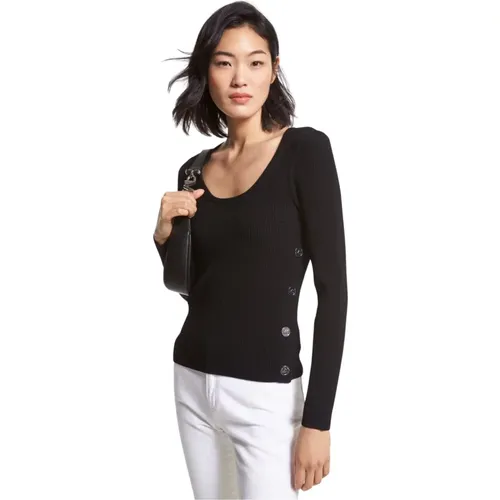 Pullover mit Rundhalsausschnitt , Damen, Größe: M - Michael Kors - Modalova