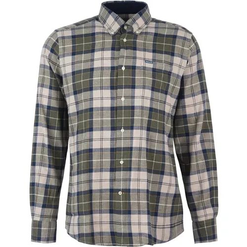 Tartan Fortrose Tailored Shirt Skjorte , male, Sizes: L, 2XL, M, S, XL - Barbour - Modalova