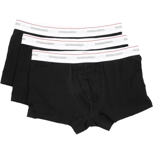 Bequeme Boxershorts - 3er Pack , Herren, Größe: L - Dsquared2 - Modalova