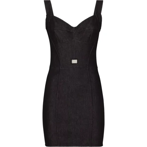 Elegant Short Dress with Matching Variant , female, Sizes: S, XS - Dolce & Gabbana - Modalova