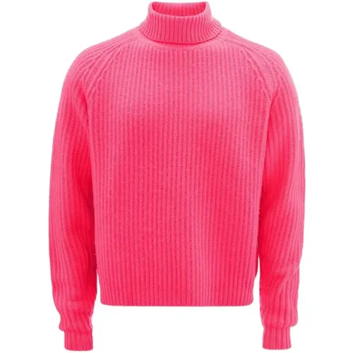 Rosa Woll Raglanärmel Pullover - JW Anderson - Modalova