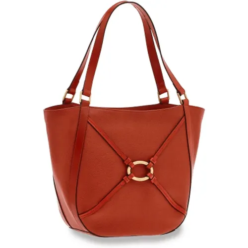 Women Bags Handbag Orange Ss22 , female, Sizes: ONE SIZE - The Bridge - Modalova