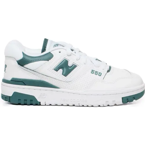 Eco-Leather Sneakers Green , female, Sizes: 5 UK, 7 UK - New Balance - Modalova