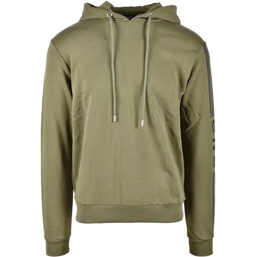 Militärgrüner Sweatshirt , Herren, Größe: S - Costume National - Modalova