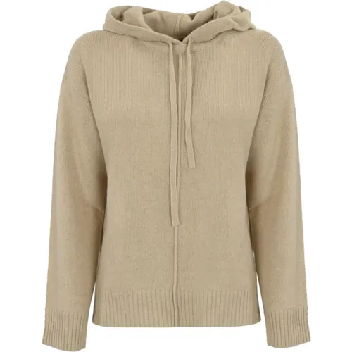 Kaschmirpullover mit Kapuze , Damen, Größe: S - Max Mara Weekend - Modalova