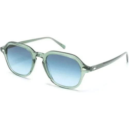 Yenem SUN Pine Denim Blue Sunglasses - Moscot - Modalova
