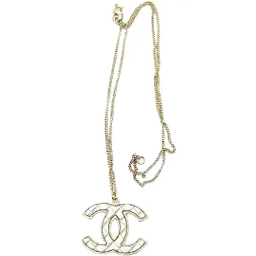 Pre-owned Metal necklaces , female, Sizes: ONE SIZE - Chanel Vintage - Modalova