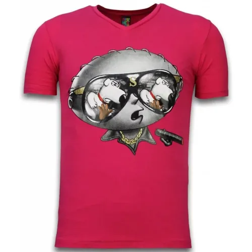 Stewie Dog - Herr T-Shirt - 1458F - Local Fanatic - Modalova