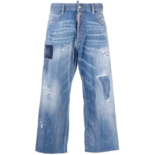 Klassische Denim 5-Pocket Jeans , Damen, Größe: 3XS - Dsquared2 - Modalova