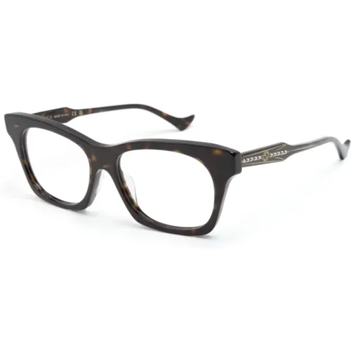 Braun/Havanna Optische Brille , Damen, Größe: 55 MM - Gucci - Modalova