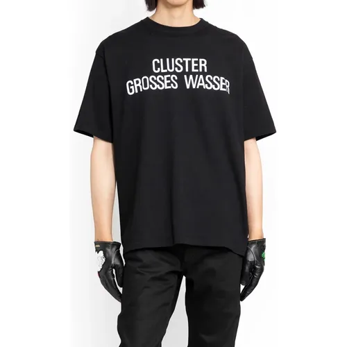 Schwarzes Cluster Grosses Wasser T-Shirt , Herren, Größe: L - Undercover - Modalova