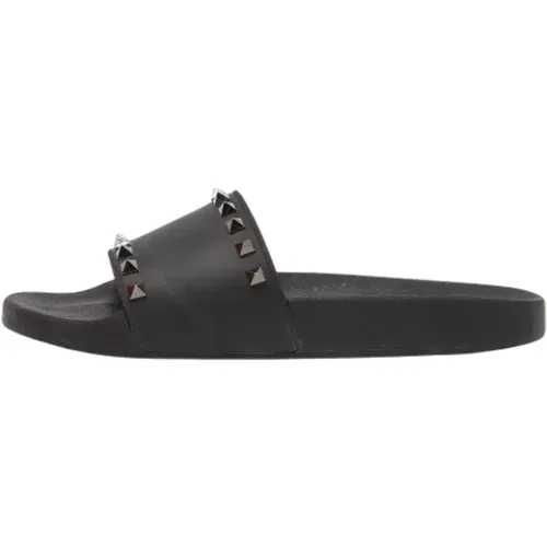 Pre-owned Rubber flats , female, Sizes: 7 UK - Valentino Vintage - Modalova