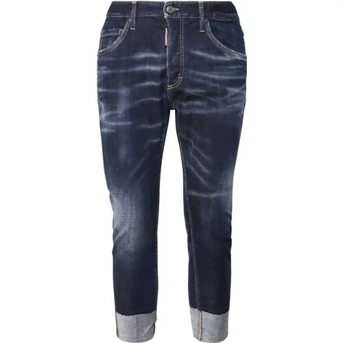Blaue Klassische Fünf Taschen Jeans , Herren, Größe: 2XL - Dsquared2 - Modalova