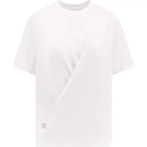 G Detail Baumwoll-T-Shirt , Damen, Größe: XS - Givenchy - Modalova