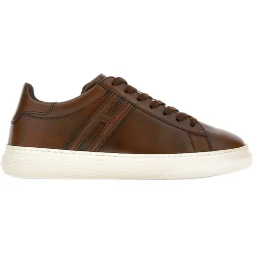 Leather Sneakers for Men , male, Sizes: 6 1/2 UK, 6 UK, 5 UK, 5 1/2 UK - Hogan - Modalova