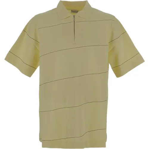 Baumwoll Polo , Herren, Größe: L - Burberry - Modalova