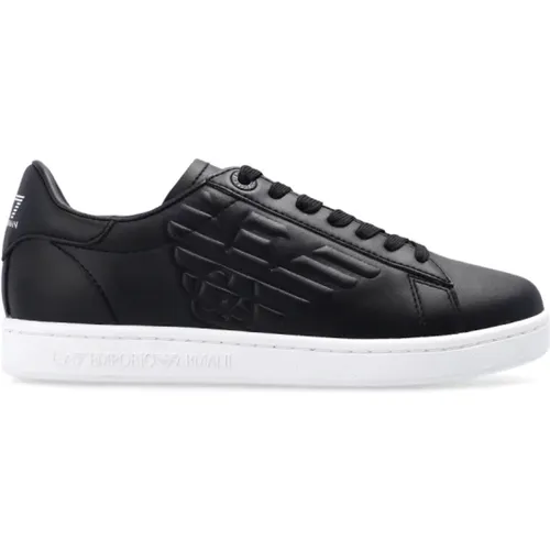 Sneakers with logo , female, Sizes: 7 UK, 6 1/2 UK, 8 1/2 UK - Emporio Armani EA7 - Modalova