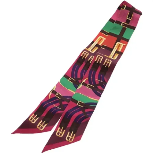 Pre-owned Silk scarves , female, Sizes: ONE SIZE - Hermès Vintage - Modalova