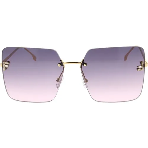 Stilvolle Sonnenbrille , Damen, Größe: 53 MM - Fendi - Modalova