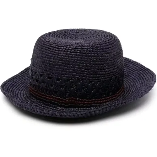 Straw Fedora Hat , male, Sizes: M, L - Paul Smith - Modalova