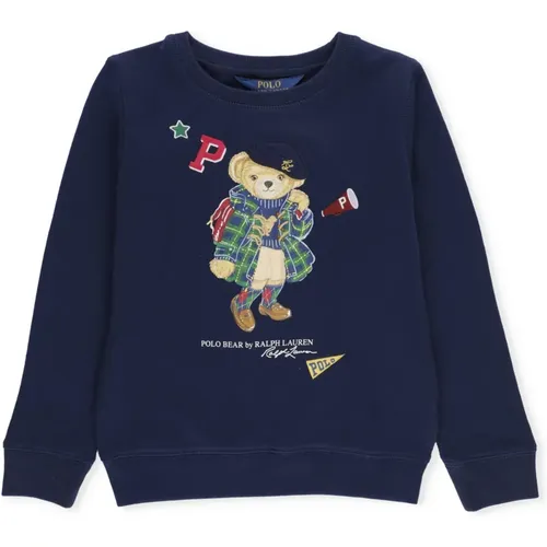 Blaue Baumwoll-Sweatshirt für Mädchen - Ralph Lauren - Modalova