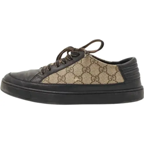 Pre-owned Canvas sneakers , female, Sizes: 7 UK - Gucci Vintage - Modalova