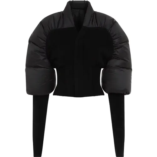 Bodice-Effect Jacket Aw24 , female, Sizes: S - Rick Owens - Modalova