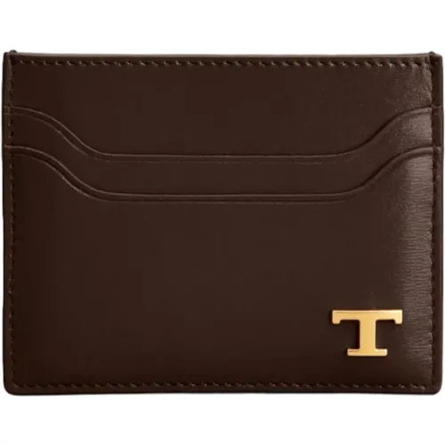 Leather Wallets , male, Sizes: ONE SIZE - TOD'S - Modalova