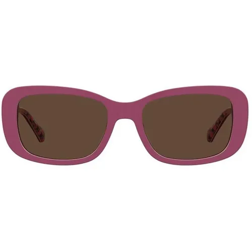 Pattern Sunglasses Mol060/S Mu170 , female, Sizes: 55 MM - Love Moschino - Modalova