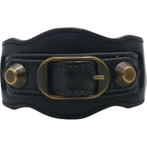 Pre-owned Leather bracelets , female, Sizes: ONE SIZE - Balenciaga Vintage - Modalova