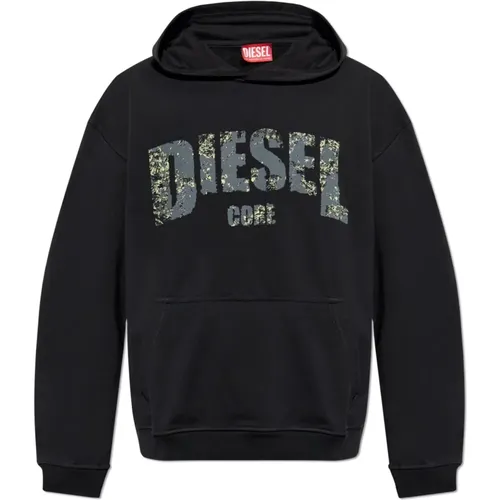 Bedruckter Sweatshirt S-Boxt-Hood-R13 , Herren, Größe: M - Diesel - Modalova