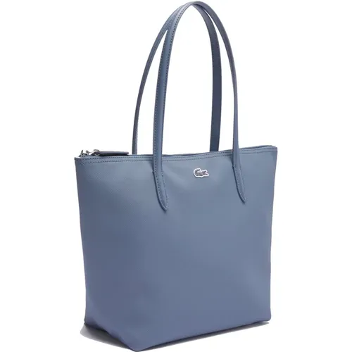 Small zip tote bag with classic style , female, Sizes: ONE SIZE - Lacoste - Modalova