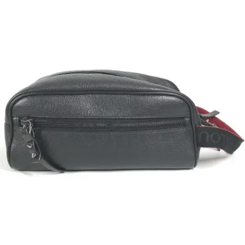 Pre-owned Leather clutches , female, Sizes: ONE SIZE - Christian Louboutin Pre-owned - Modalova