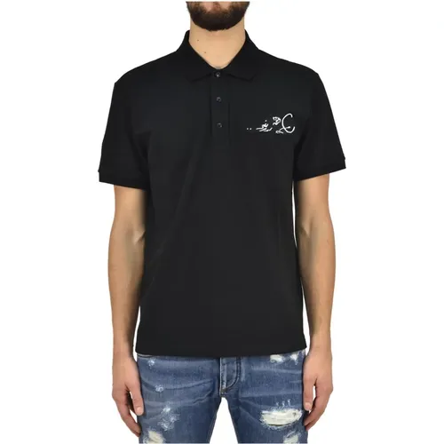 Men`s Cotton Polo Shirt Logo Mod.MV0MH01M47C0NO , male, Sizes: XL - Valentino - Modalova