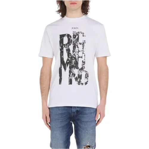 T-shirt with printing , male, Sizes: 2XL - John Richmond - Modalova
